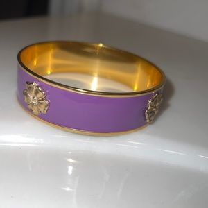 Purple/Gold Enamel Bangle